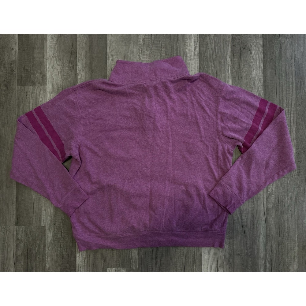 PINK Victoria's Secret Quarter Zip Pullover Sweatshirt Pink Women's Size Medium - Picture 4 of 14